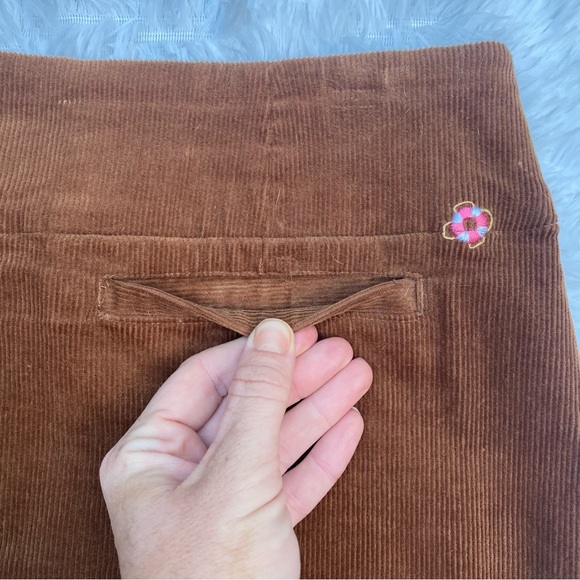 CASTAWAY • Castaway Nantucket Island Ali Skirt in Brown Corduroy size 10 - Picture 12 of 16
